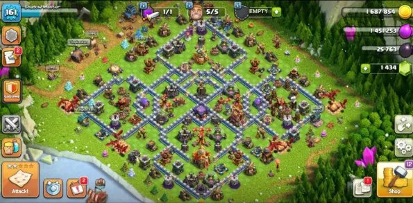 COC182 High Level TH16 With Strong Heroes, Pets & Hero Equipment 